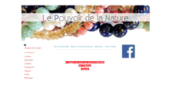 Desktop Screenshot of lepouvoirdelanature.com